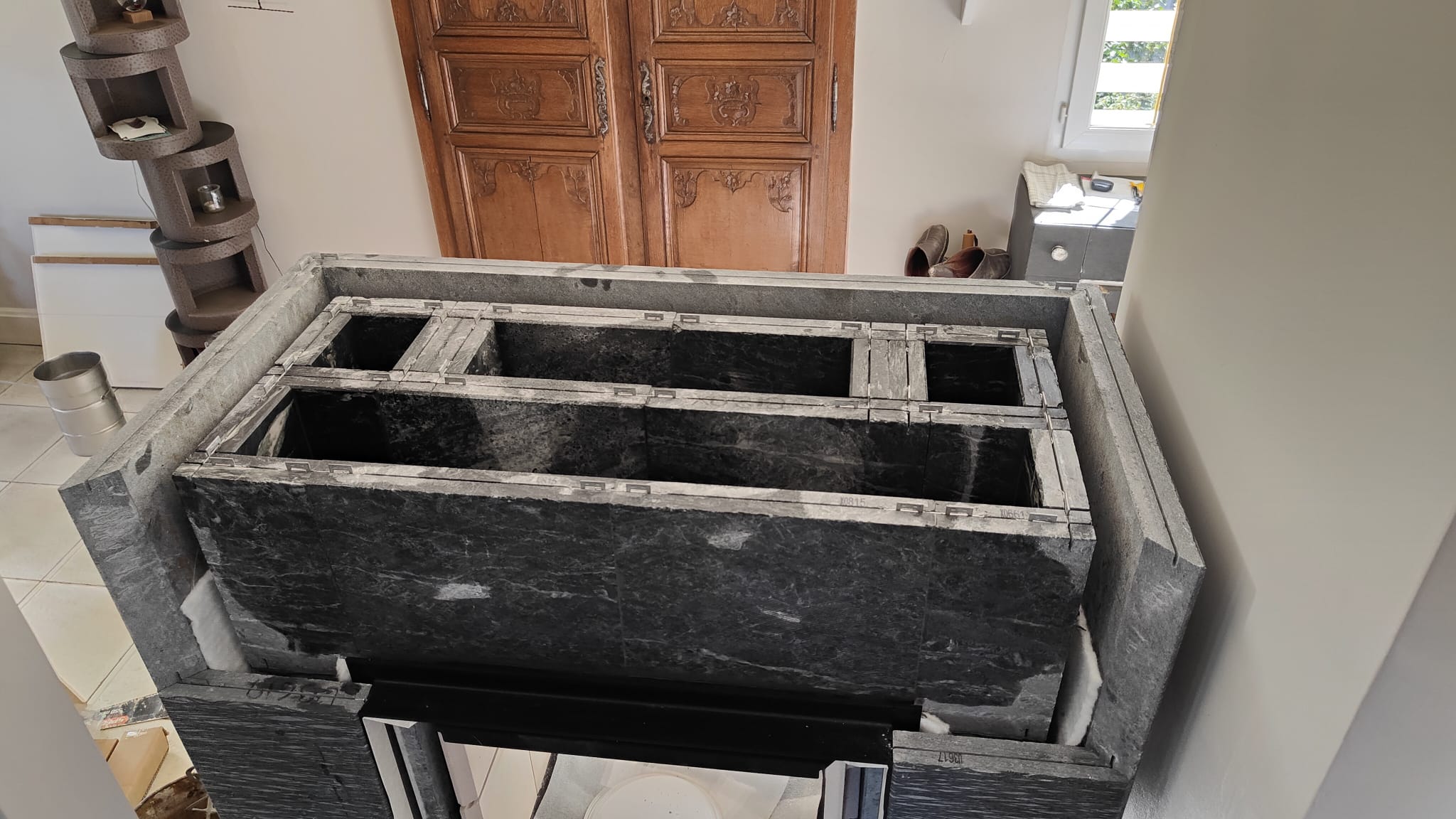 Cheminée sur Mesure Foyer escamotable ODYSSÉ KALÉO 120 panoramique